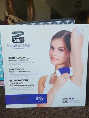 Silk'n Flash&Go EXPRESS Hair Removal System New In Box